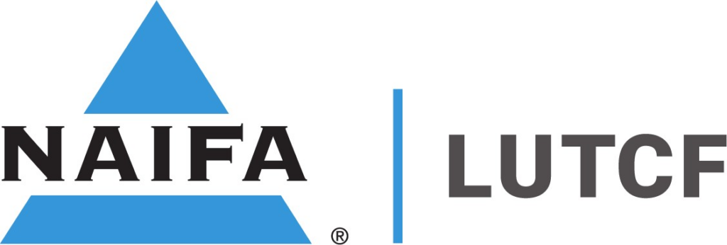 LUTCF® Official Badge from NAIFA - Professional designation earned by Dallas Price 06/22/2026 Financial Planner Salt Lake Financial Planning Salt Lake City Utah, Cottonwood Heights Utah Murray